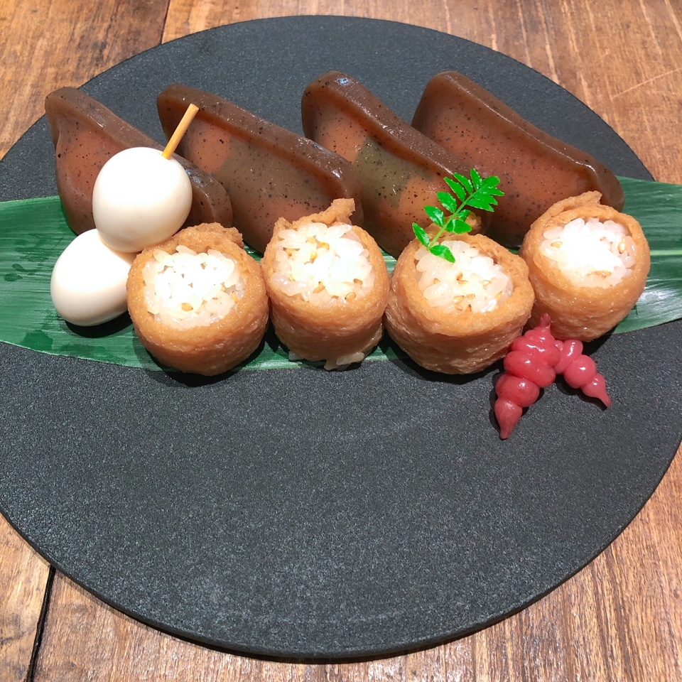 こんにゃく寿司とかき氷 KON