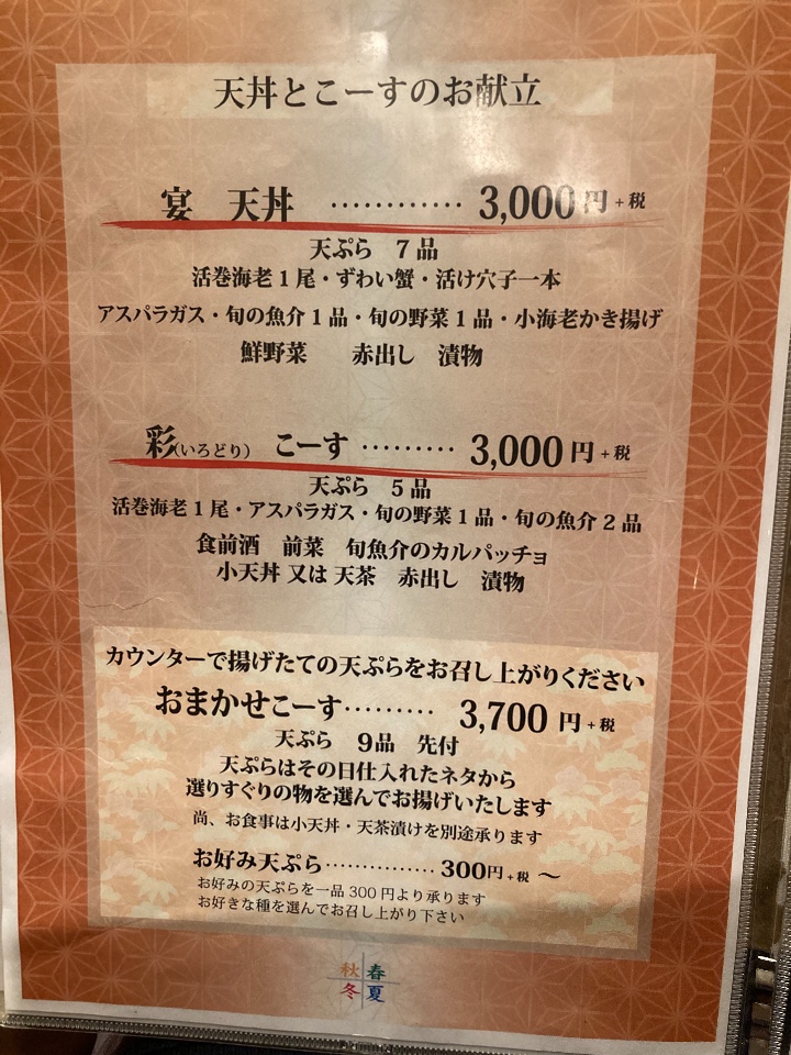 天ぷら専門店です 名古屋駅駅直結の 宴ハゲ天 名古屋店 ツクツク グルメ 投稿型グルメデーターベース
