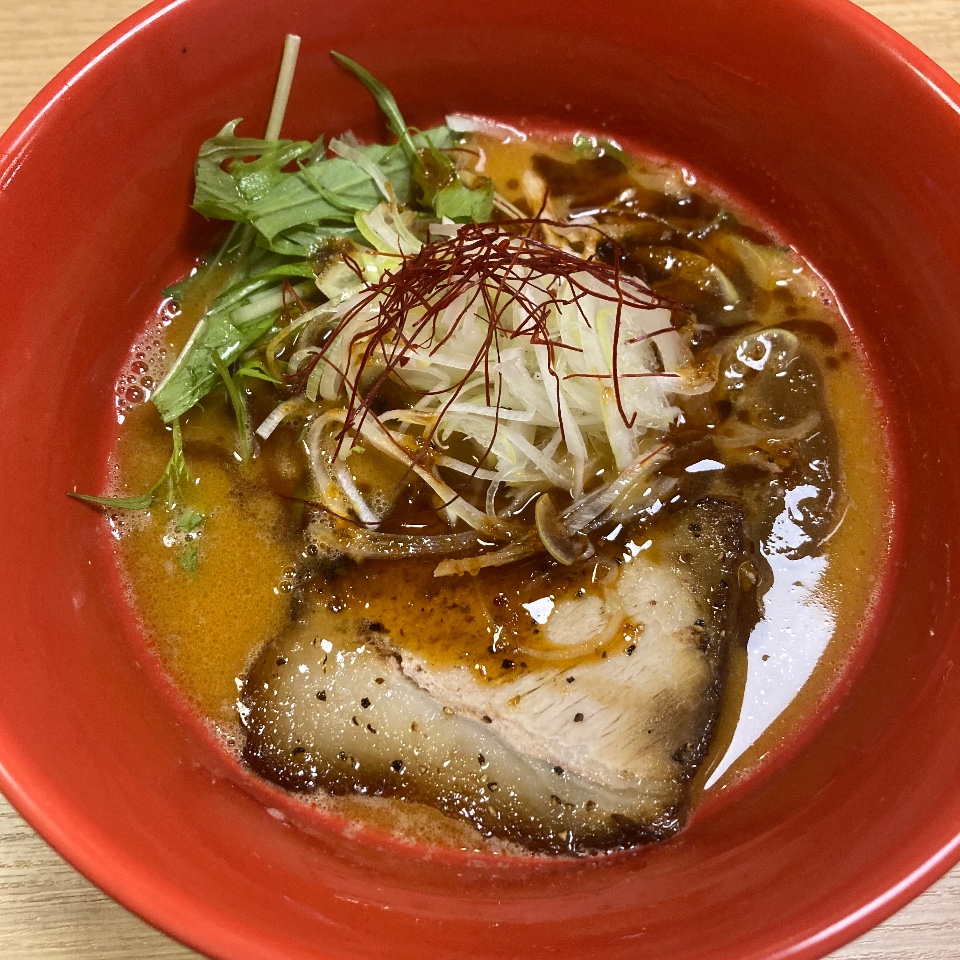 えび豚骨ラーメン 麺屋 七喜