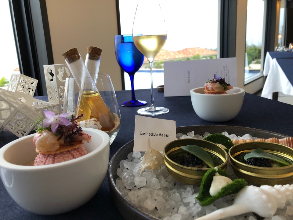 宮古島に隣接する伊良部島の紺碧という Restausent E Tat D Esprit ツクツク グルメ 投稿型グルメデーターベース