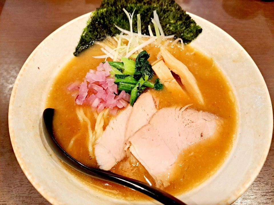 野菜ポタージュ拉麺と丼物 七の介