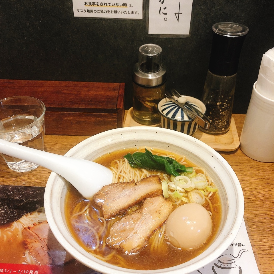 濃厚煮干しそば 丸にたちばな